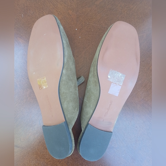 Madewell Olive Suede Mary Jane Flats - Picture 6 of 12